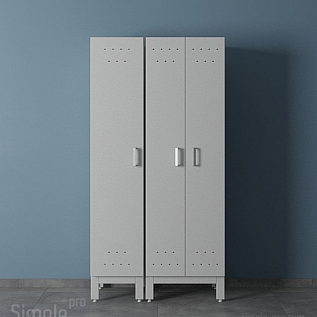 Шкаф гардеробный ЛК-800 ШГ (Сталь)